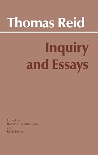 Thomas Reid's Inquiry and Essays by Thomas Reid (1983) Paperback